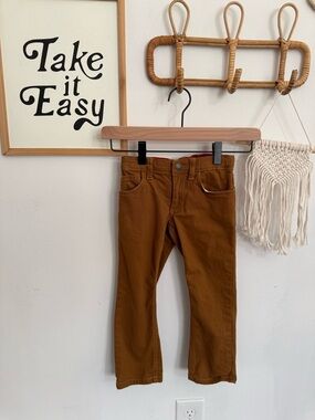 Levi’s - size 4 - boys brown straight leg pants